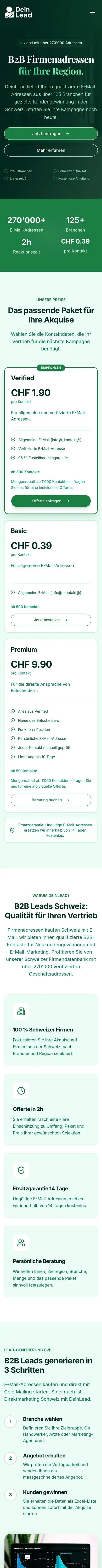 Handy-Ansicht von DeinLead